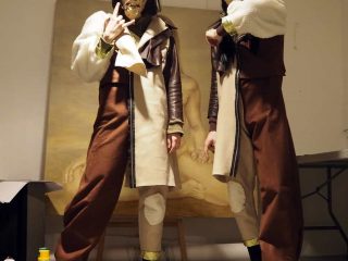 kostyme kroquis og kamikaze i kunsthistorie med @sebbibebby og @jahnzhjorth #DADAdovregubbens hall. Følg bloggen vår fremover ;) #kunstskole #artschool #arthistory #dada #dada100years