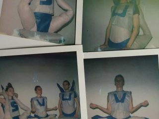 Polaroider av Truman Chance fra kostyme croquis/kamikaze-mandag. Kostymer av Siri Hjorth