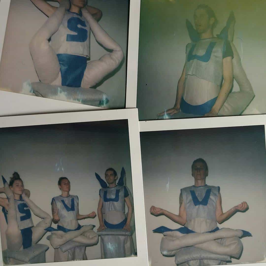 Polaroider av Truman Chance fra kostyme croquis/kamikaze-mandag. Kostymer av Siri Hjorth