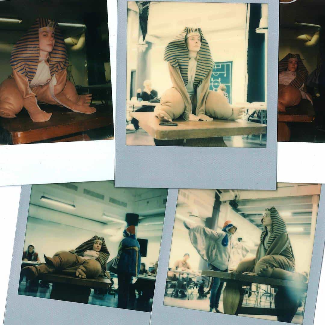 Idag var det Kostyme Croquis og Kamikaze-mandag i kunsthistorie ned tema oldtidens Egypt. Igjen var det fantastiske kostymer av Siri Hjorth/@jahnzhjorth og foto av Truman Chance/@truman.chance