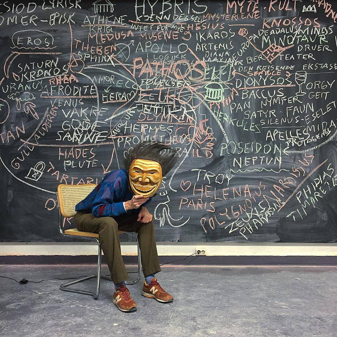 The Masked Greek Phantom of the Theatre #greekmythology #arthistory