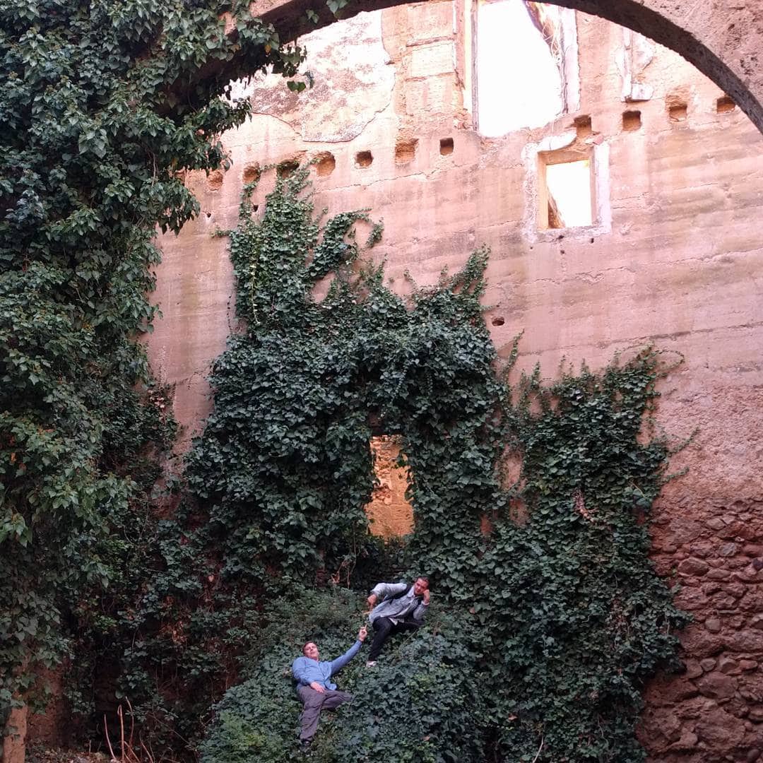 Ruins at restaurant vinyanova