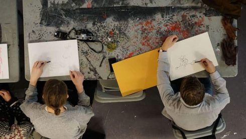 FOTO: Kamikaze-mandag i kunsthistorie med kostyme croquis - Gresk filosofi FOTO: Kamikaze-mandag i kunsthistorie med kostyme croquis - Gresk filosofi