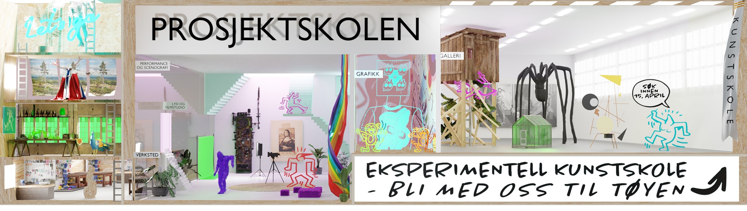 Prosjektskolen kunstskole - Eksperimentelle kunststudier i Oslo sentrum Prosjektskolen kunstskole - Eksperimentelle kunststudier i Oslo sentrum