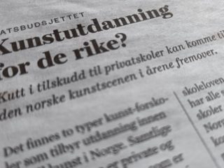 Debatt: - Kunstutdanning for de rike?