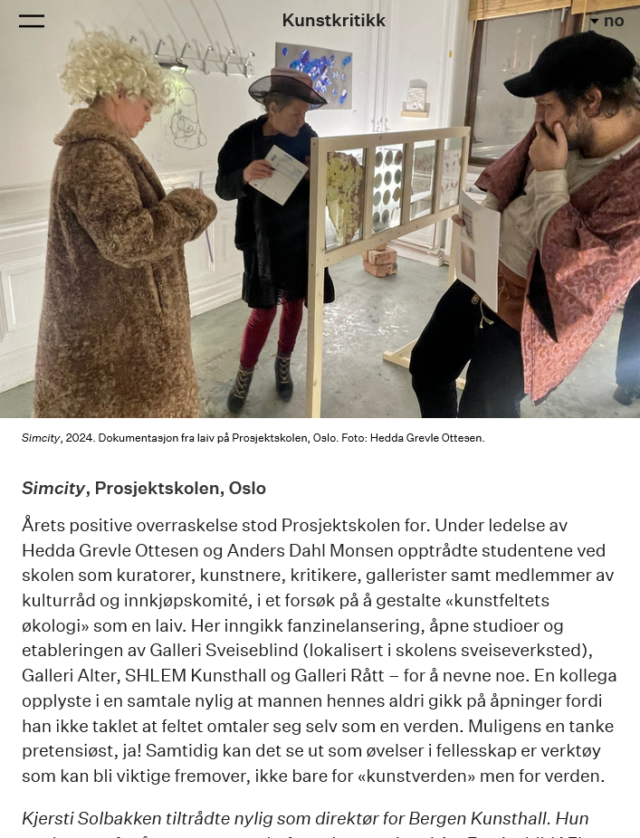 Året SIMCITY-event i julekalenderen til Kunstkritikk.no Året SIMCITY-event i julekalenderen til Kunstkritikk.no