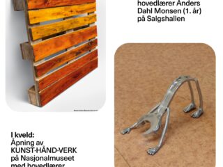 I kveld: 1 åpning og 1 kunstnersamtale